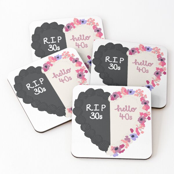 Item preview, RIP 30s Hello 40s Birthday Cake designed and sold by FreeOrca.