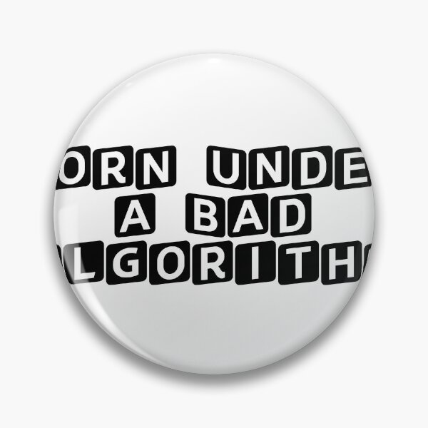 Item preview, Born Under a Bad Algorithm designed and sold by Ninjacatoff.