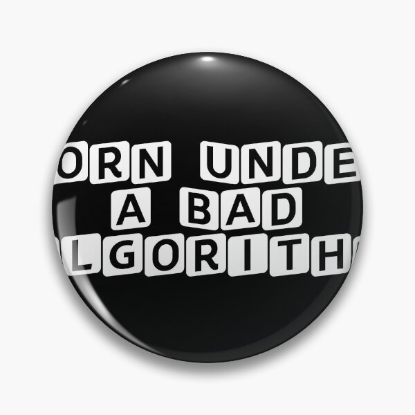 Item preview, Born Under a Bad Algorithm designed and sold by Ninjacatoff.