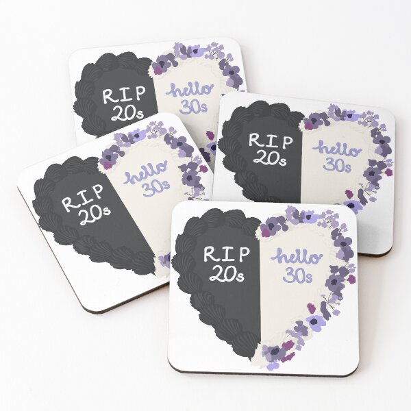 Item preview, RIP 20s Hello 30s Birthday Cake designed and sold by FreeOrca.