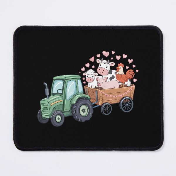 Item preview, Tractor Valentine Farmer Farm Animal Western Country designed and sold by sterabamineh.