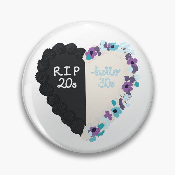Item preview, RIP 20s Hello 30s Birthday Cake designed and sold by FreeOrca.