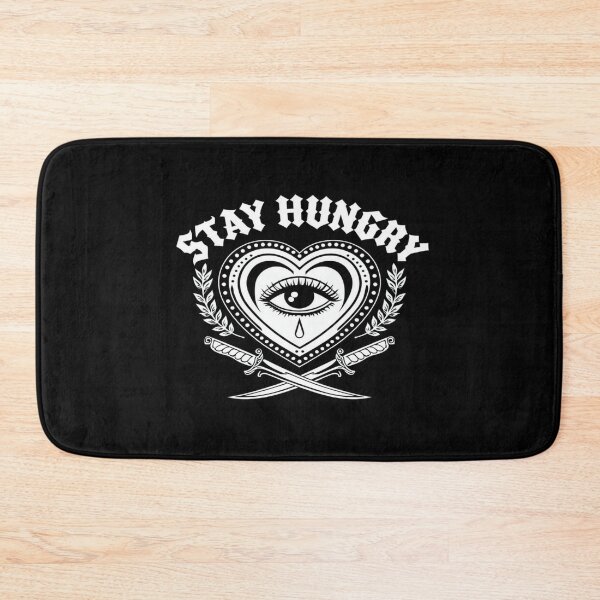 Item preview, Gothic Eye Heart – Stay Hungry Swords & Laurel Tattoo Style Motivational Art for Apparel & Decor designed and sold by Bright Nest Studio.