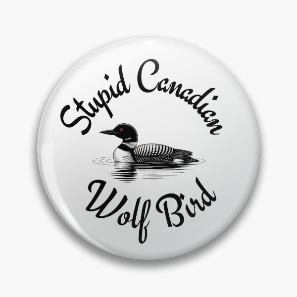 Item preview, Stupid Canadian Wolf Bird Hockey Romance for Hockey Fan  designed and sold by ZACK ART.