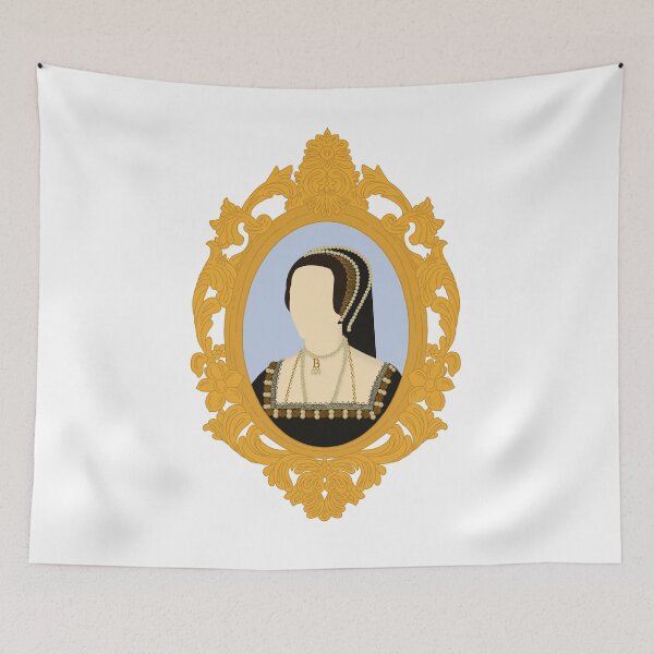 Item preview, Queen Tudor Anne Boleyn Golden Frame designed and sold by FreeOrca.