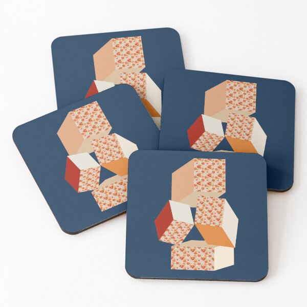 Item preview, Glamour Pattern With Orange Flowers  designed and sold by Vibria Pattern Studio.