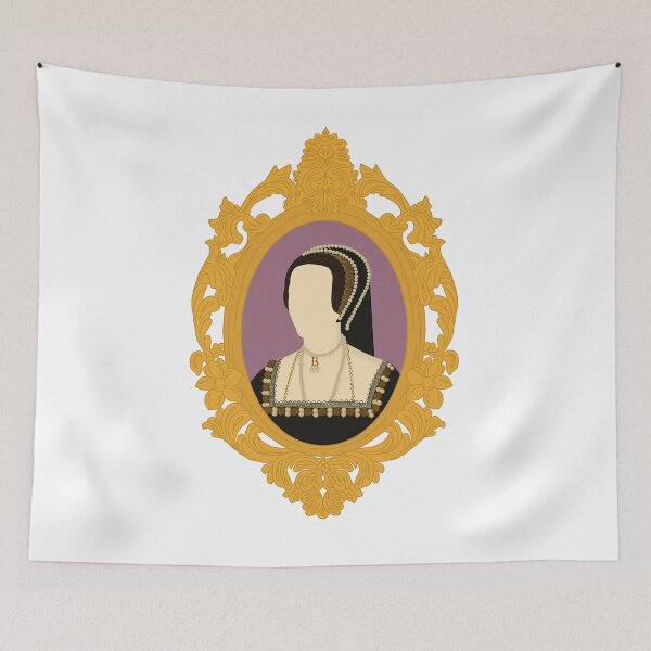 Item preview, Queen Tudor Anne Boleyn Golden Frame designed and sold by FreeOrca.