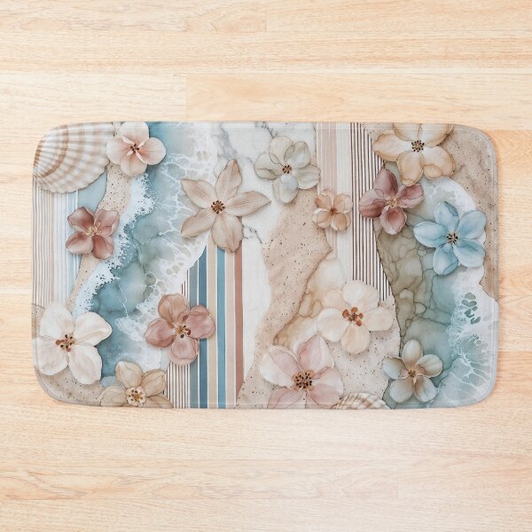 Item preview, Abstract Floral Nautical Collage designed and sold by SolaoLab.