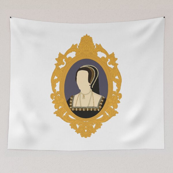 Item preview, Queen Tudor Anne Boleyn Golden Frame designed and sold by FreeOrca.
