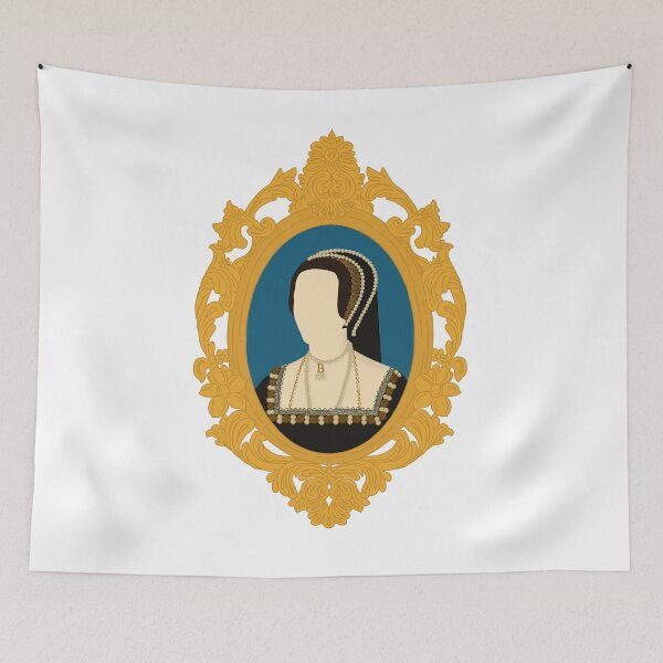 Item preview, Queen Tudor Anne Boleyn Golden Frame designed and sold by FreeOrca.