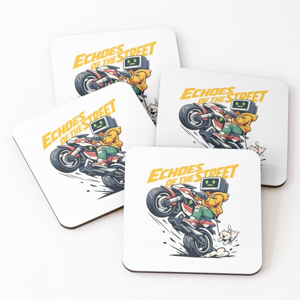 Item preview, Echoes of the Street – Cyberpunk Motorcycle Street Art Graphic Tee designed and sold by PrintMastery.