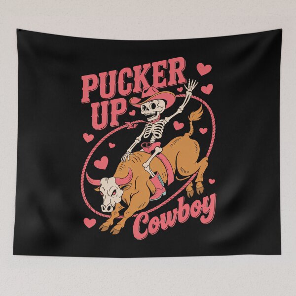 Item preview, Western Skeleton Valentine Cowboy Funny Valentines Day designed and sold by sterabamineh.