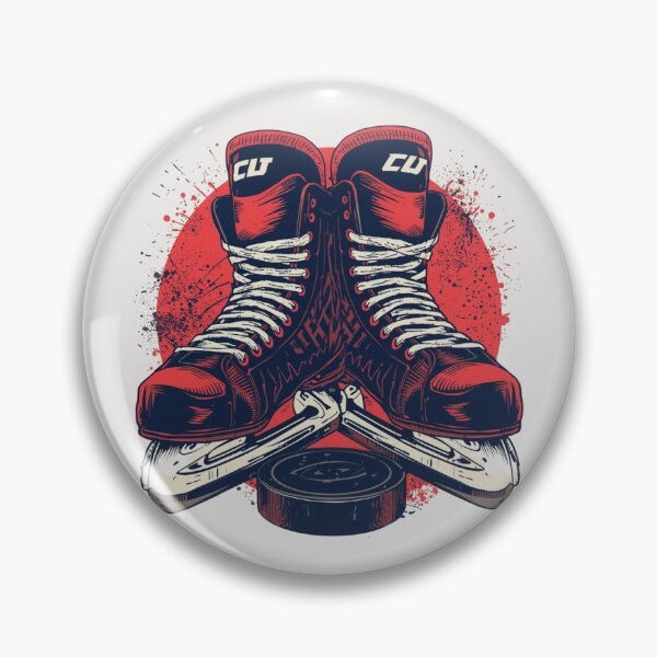 Item preview, Winter Sports Games Hockey Skates Sticker designed and sold by colorleafz.