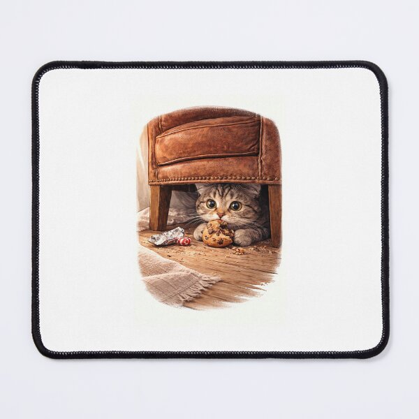 Item preview, The Sweet Stash Cat – Cozy Mischief Illustration designed and sold by LovelyCatGalaxy.