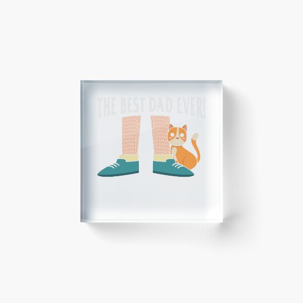 Item preview, The Best Dad Ever! For Cat Dads designed and sold by artcultreone.