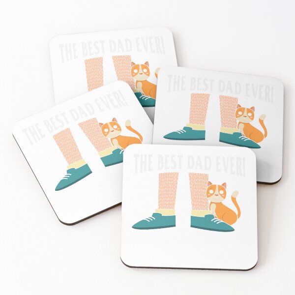 Item preview, The Best Dad Ever! For Cat Dads designed and sold by artcultreone.