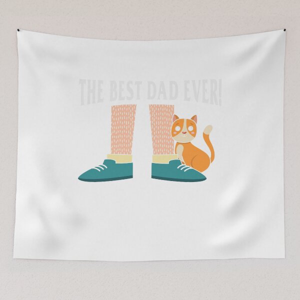 Item preview, The Best Dad Ever! For Cat Dads designed and sold by artcultreone.