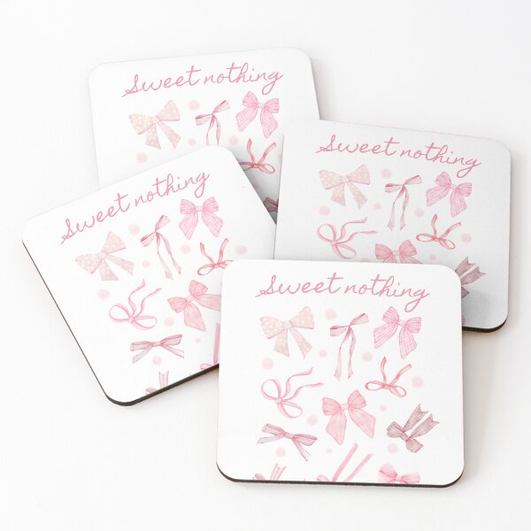 Item preview, Soft Girly Aesthetic Wall Art Sweet Nothing Pink Bow Print designed and sold by ISLASOLANA .