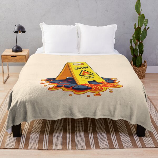 Item preview, Caution Floor Is Lava - Wet Floor Sign designed and sold by Gkinoki.