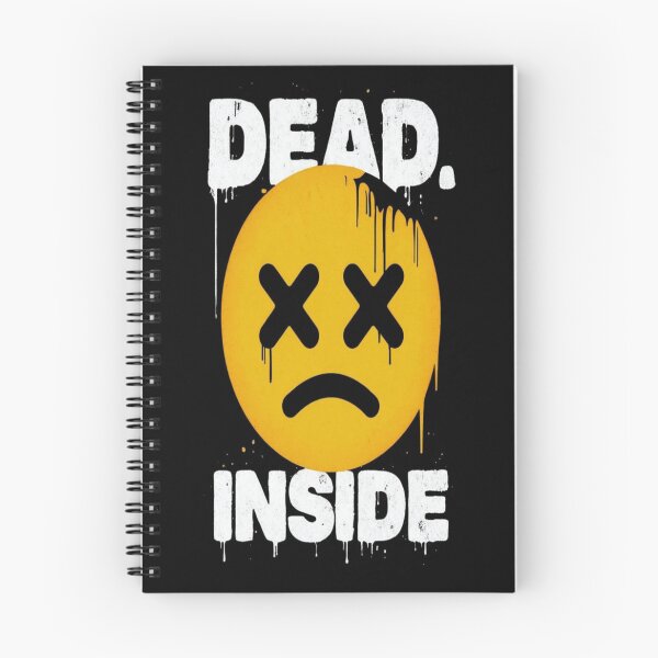 Item preview, Dead Inside Grunge Emoji – Sad Face Art for Dark Aesthetic Lovers, Goth Vibes & Emotional Expression designed and sold by Bright Nest Studio.