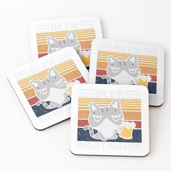 Item preview, Beer Right Meow Cat Lovers designed and sold by artcultreone.