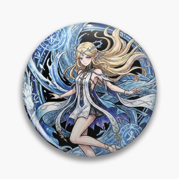 Artikelvorschau, Cartethyia Wuthering Waves WuWa Fleurdelys Blessed Maiden Aero Sword DPS Rinascita Martyred Maiden Double Form Fan Art Portrait Poster T-Shirt Sticker Gift entworfen und verkauft von Senpaiwaves.