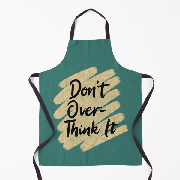 Item preview, Don’t Overthink It Quote | Minimal Motivational Typography Design designed and sold by MUKUND FASHION DESIGN.