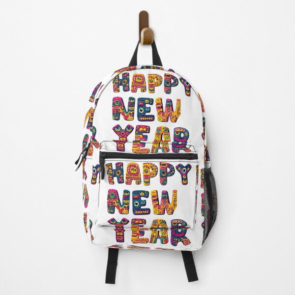 Item preview, Happy New Year Colorful Typography Illustration designed and sold by DesignArtist.ia.