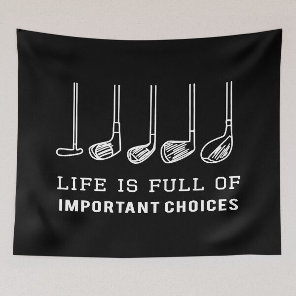 Item preview, Life is Full of Important Choices designed and sold by bobbittsonia.