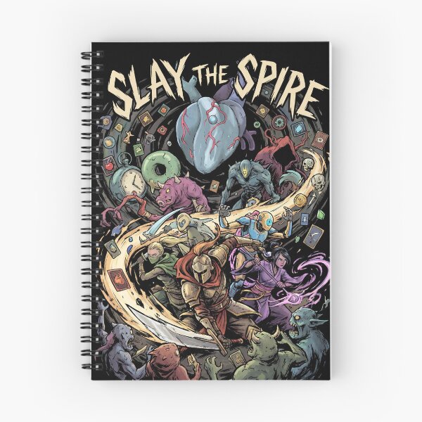Item preview, Slay the Spire Ironclad Silent Defect Watcher Card Battle Roguelike Spire Climb Heart Boss Relics Potions Fan Art Collage Poster T-Shirt Sticker Print Gift designed and sold by Senpaiwaves.