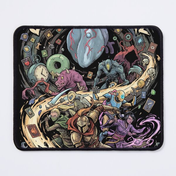 Item preview, Slay the Spire Ironclad Silent Defect Watcher Card Battle Roguelike Spire Climb Heart Boss Relics Potions Fan Art Collage Poster T-Shirt Sticker Print Gift designed and sold by Senpaiwaves.