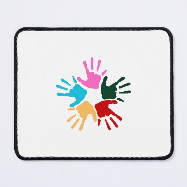 Item preview, Colorful Unity Handprints Circle designed and sold by AlifUX-Market.