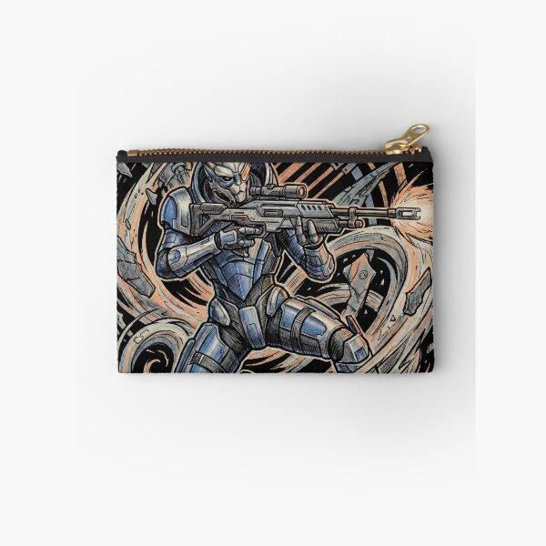 Item preview, Garrus Vakarian Mass Effect Turian Sniper Archangel Normandy Calibrations Loyalty Mission Shepard Fan Art Portrait Poster T-Shirt Sticker Print Gift designed and sold by Senpaiwaves.