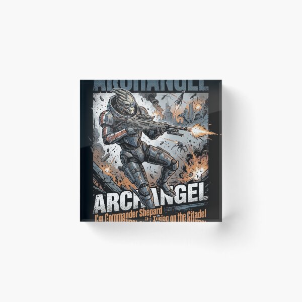 Item preview, Garrus Vakarian Mass Effect Turian Sniper Archangel Normandy Calibrations Loyalty Mission Shepard Fan Art Portrait Poster T-Shirt Sticker Print Gift designed and sold by Senpaiwaves.