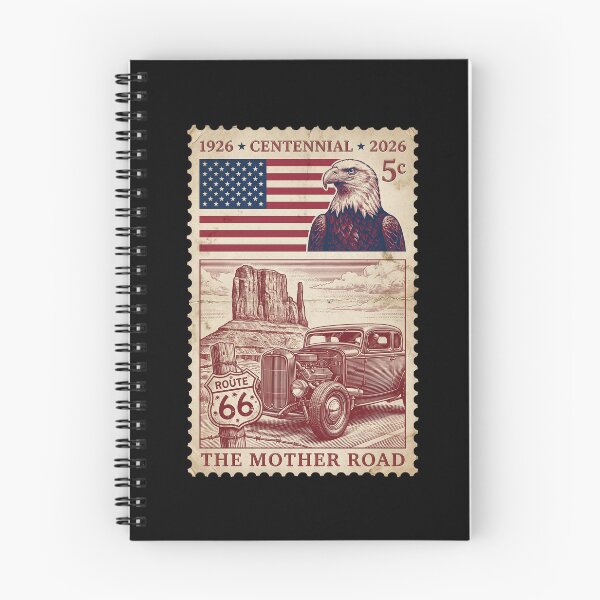 Item preview, Route 66 Centennial Monument Valley Hot Rod - Vintage Stamp designed and sold by G350.