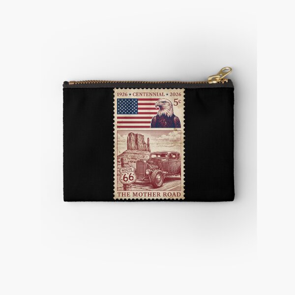 Item preview, Route 66 Centennial Monument Valley Hot Rod - Vintage Stamp designed and sold by G350.