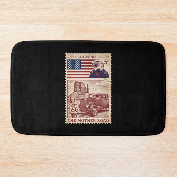 Item preview, Route 66 Centennial Monument Valley Hot Rod - Vintage Stamp designed and sold by G350.