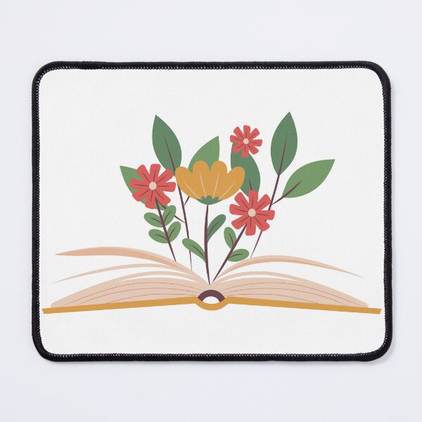 Item preview, Colorful Wildflowers Growing From Open Book designed and sold by ArtByRahim.