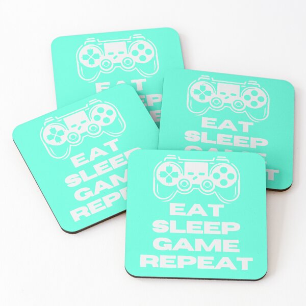 Item preview, Eat Sleep Game Repeat - Modern Controller Gamer Life designed and sold by Abaseen.