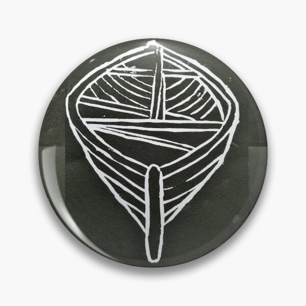 Item preview, Black boat linoprint designed and sold by Pebbles on the Beach.