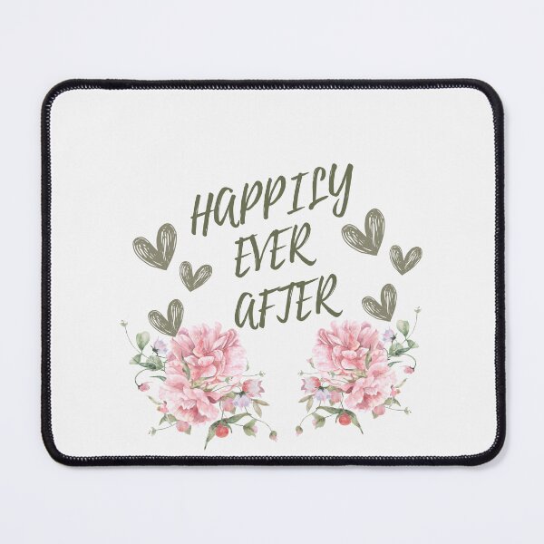 Item preview, Romantic “Happily Ever After” Pink Floral Wedding & Anniversary Design designed and sold by LILY ROSE.