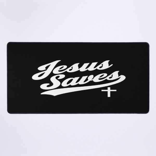 Item preview, Bold "Jesus Saves" Christian Cross Design – Faith-Based Typography for Shirts, Posters & Gifts designed and sold by Bright Nest Studio.
