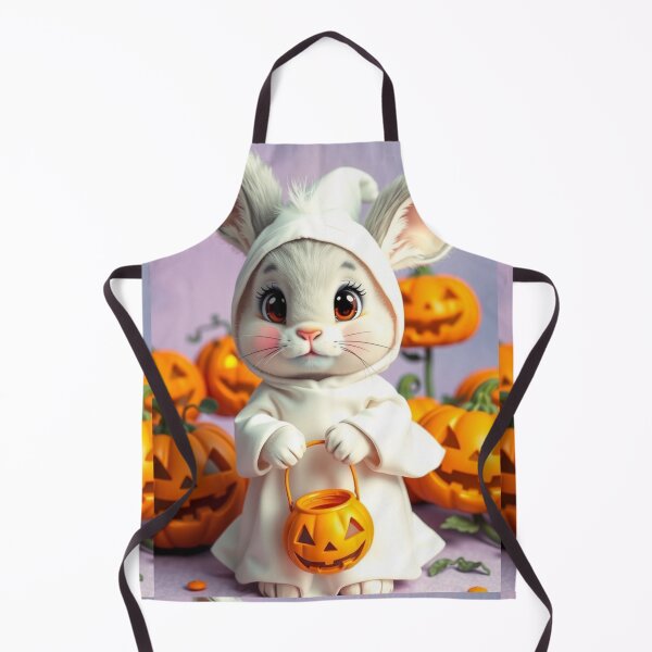 Item preview, Adorable Bunny Ghost Pumpkin Patch – Cute Halloween T-Shirt designed and sold by ArmaanArts.