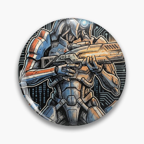 Item preview, Legion Mass Effect Geth Consensus Platform Mobile Unit Normandy Does This Unit Have A Soul Reaper Code Fan Art Portrait Poster T-Shirt Sticker Print Gift designed and sold by Senpaiwaves.