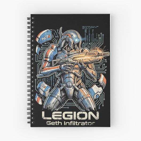 Item preview, Legion Mass Effect Geth Consensus Platform Mobile Unit Normandy Does This Unit Have A Soul Reaper Code Fan Art Portrait Poster T-Shirt Sticker Print Gift designed and sold by Senpaiwaves.