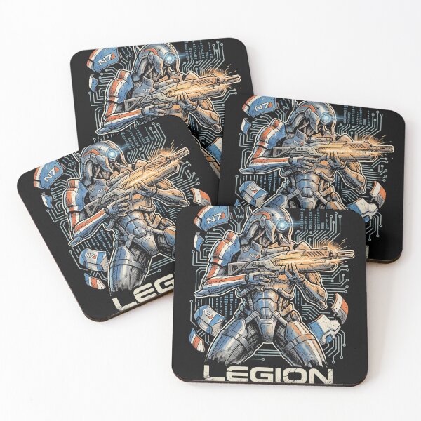 Item preview, Legion Mass Effect Geth Consensus Platform Mobile Unit Normandy Does This Unit Have A Soul Reaper Code Fan Art Portrait Poster T-Shirt Sticker Print Gift designed and sold by Senpaiwaves.