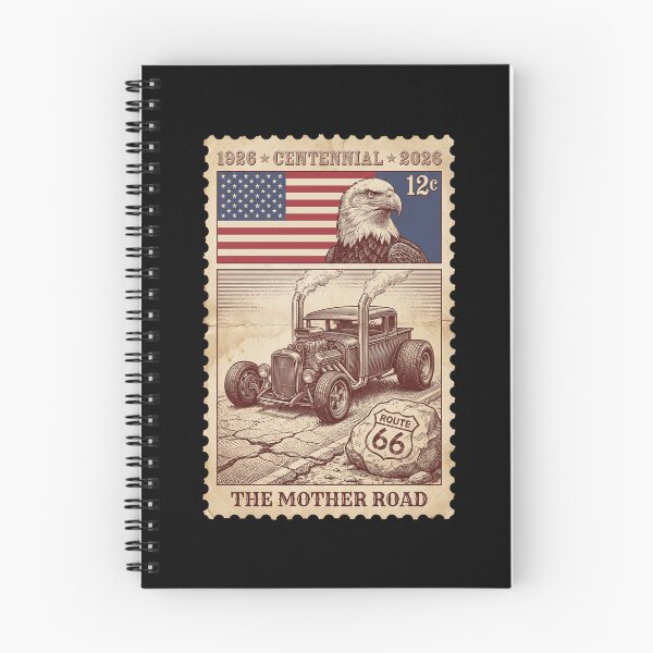 Item preview, Route 66 Centennial Custom Hot Rod - Cracked Pavement Stamp designed and sold by G350.