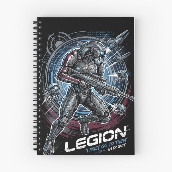 Item preview, Legion Mass Effect Geth Consensus Platform Mobile Unit Normandy Does This Unit Have A Soul Reaper Code Fan Art Portrait Poster T-Shirt Sticker Print Gift designed and sold by Senpaiwaves.