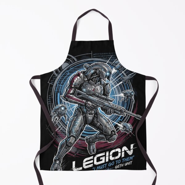 Item preview, Legion Mass Effect Geth Consensus Platform Mobile Unit Normandy Does This Unit Have A Soul Reaper Code Fan Art Portrait Poster T-Shirt Sticker Print Gift designed and sold by Senpaiwaves.