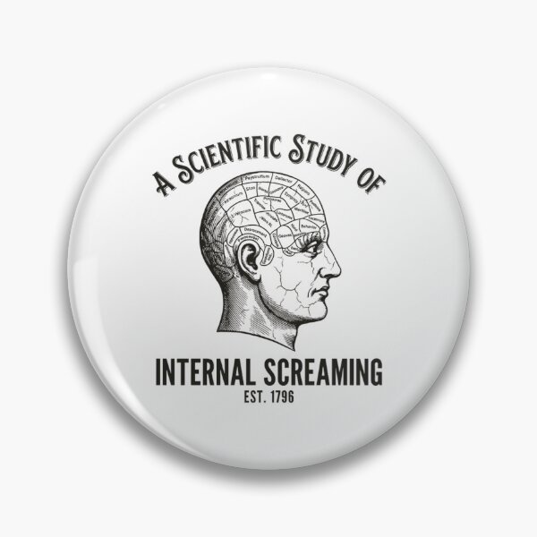 Item preview, Scientific Study Of Internal Screaming Vintage Phrenology designed and sold by Mason-Pride.